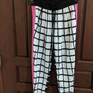 Window Pane Black and White pants